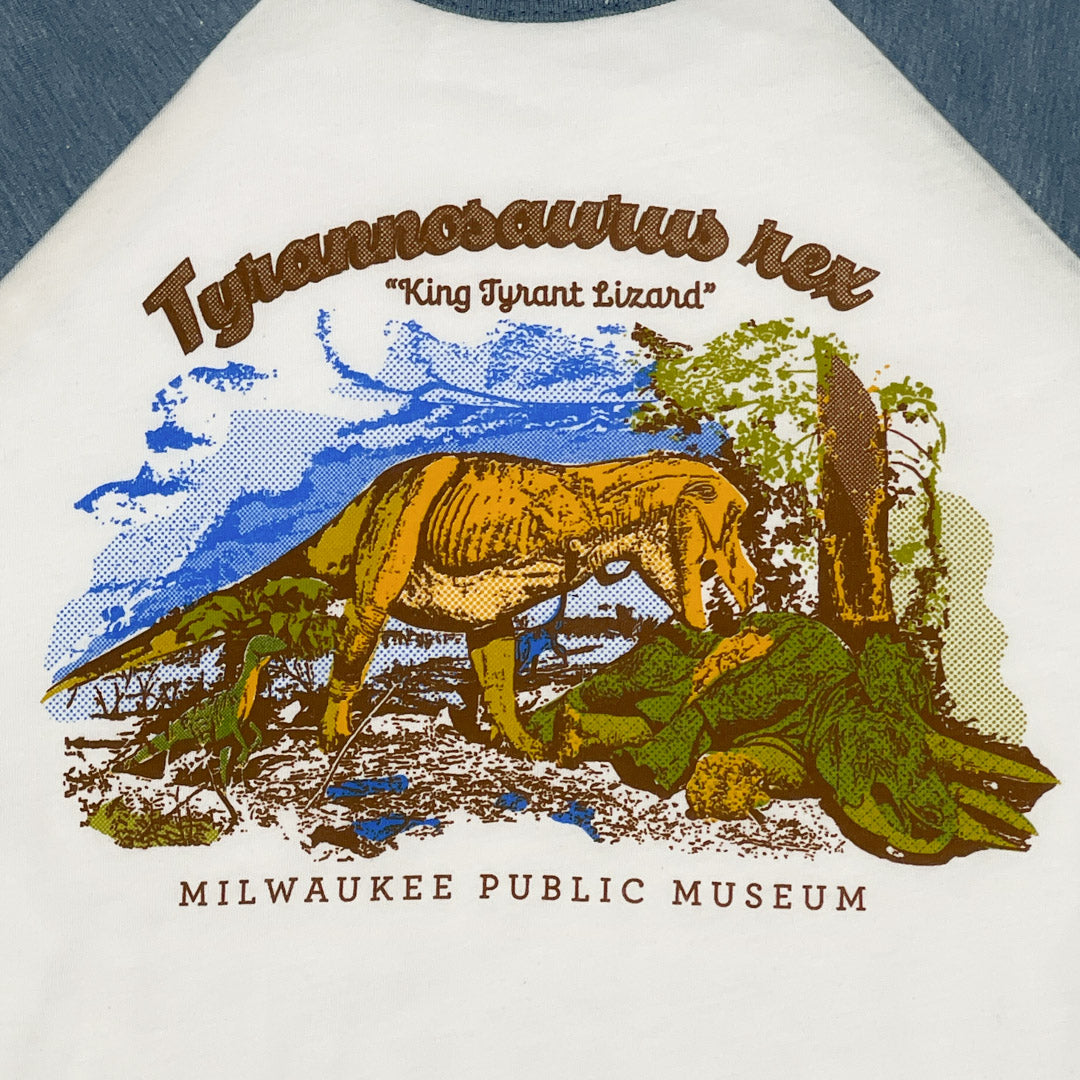 Toddler Tyrannosaurus rex Diorama Raglan Tee