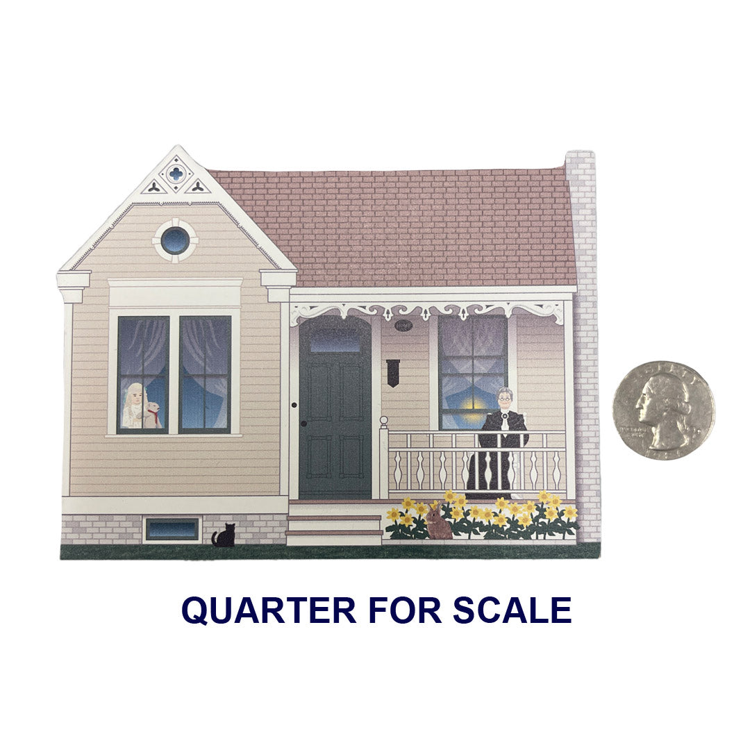 Granny's House - Wood Miniature