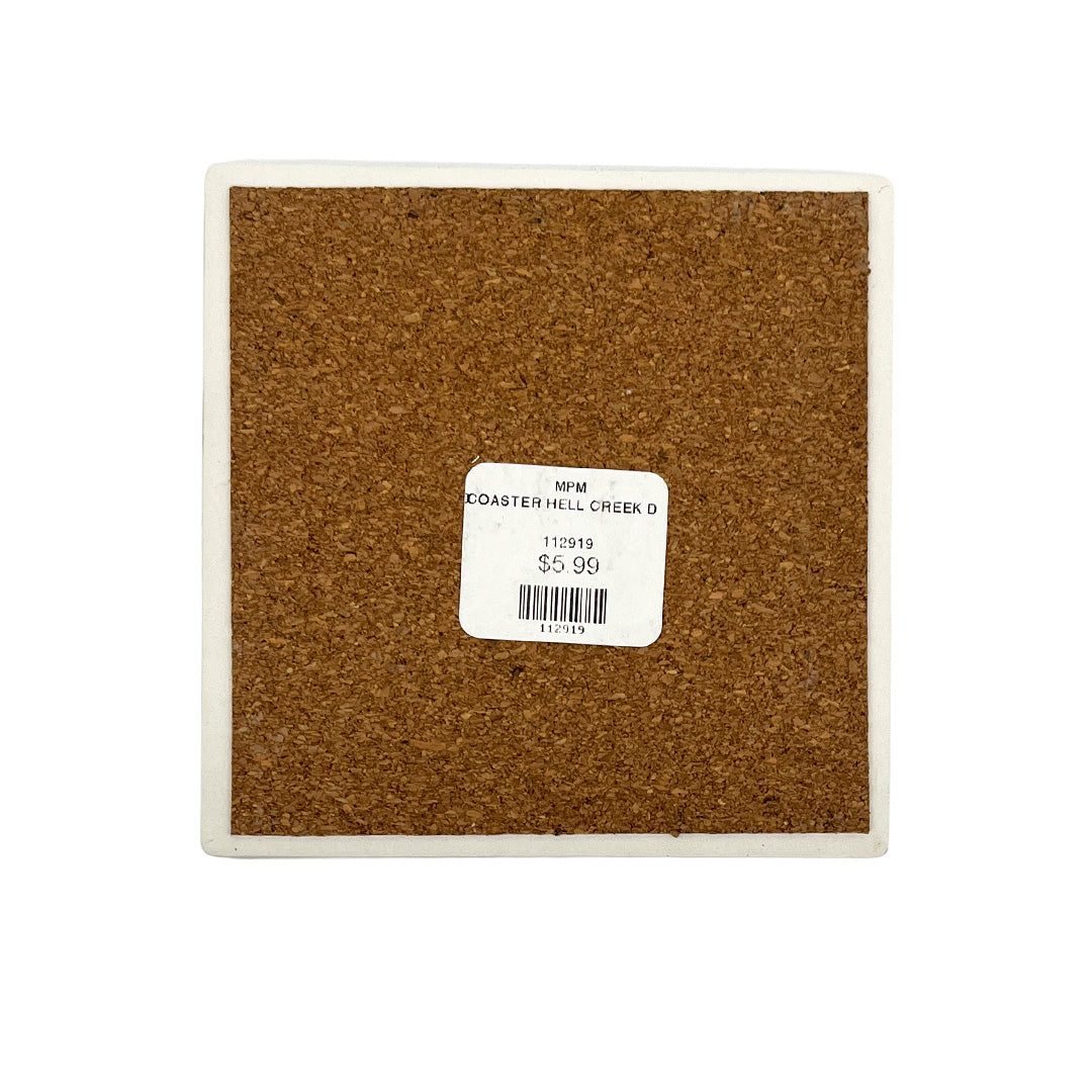 Hell Creek Dinos Tile Coaster