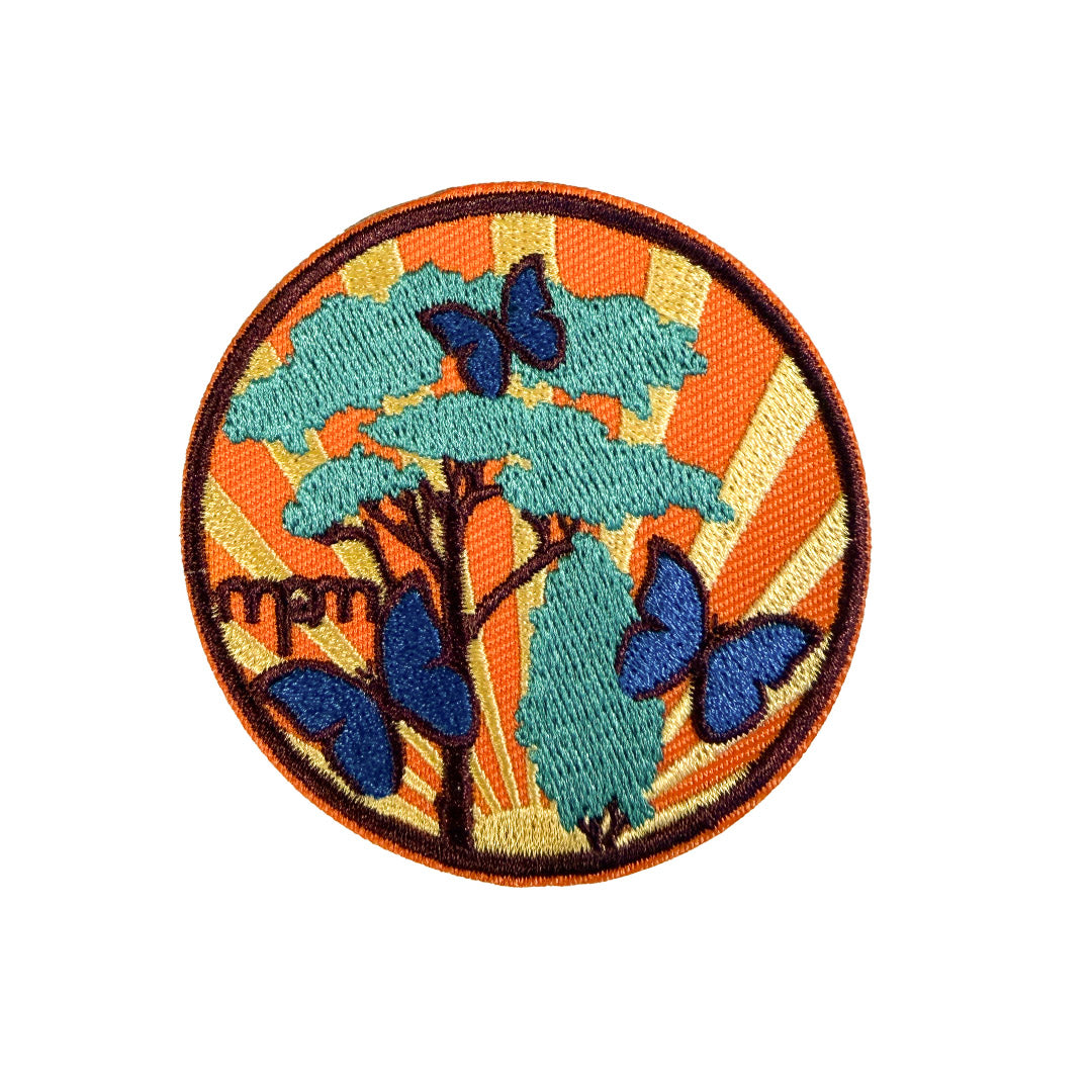 Rainforest & Butterflies Patch & Sticker Set