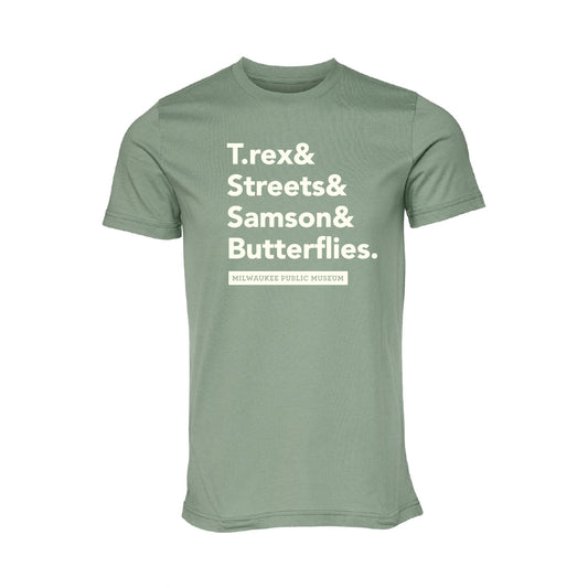 T. rex & Streets & Samson & Butterflies Tee