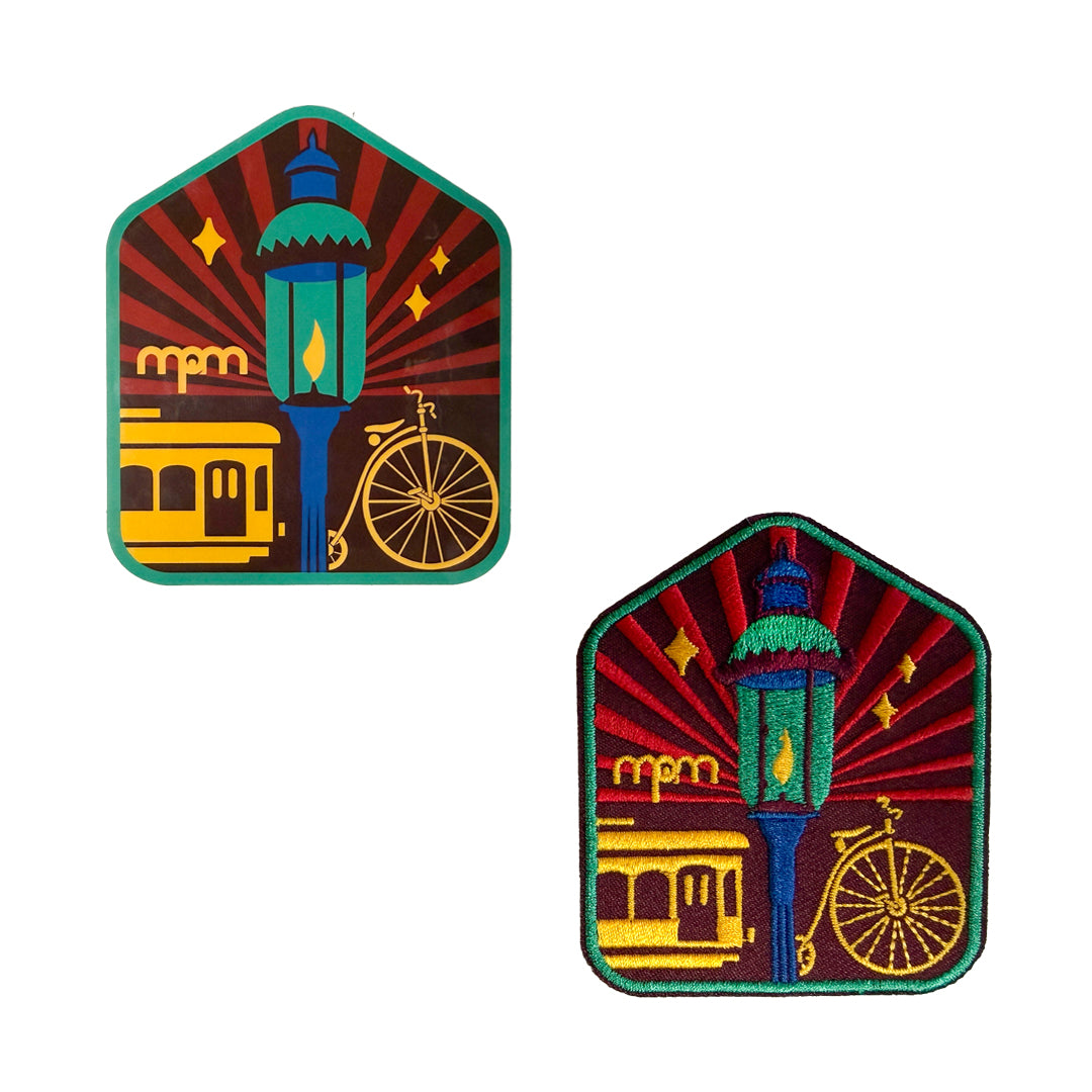 Streets of Old Milwaukee Patch & Sticker Set