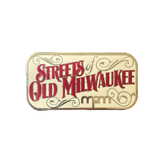 Streets of Old Milwaukee Logo Pin