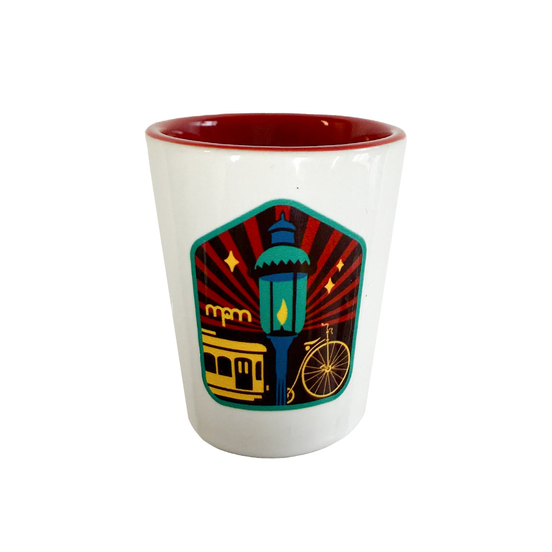 Streets of Old Milwaukee Shot Glass