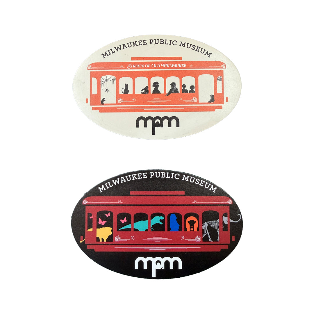 Streetcar & Halloween Streetcar Car Magnet Set