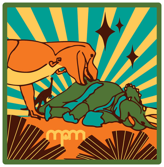 Hell Creek Dinos Magnet