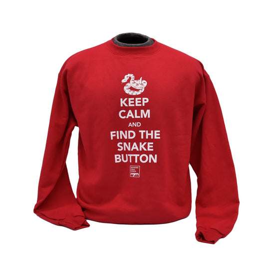 Keep Calm and Find the Snake Button Sweatshirt